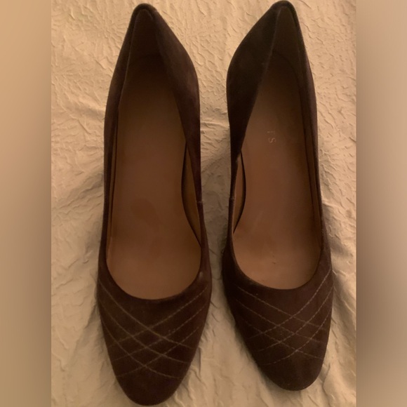 Talbots Woven Suede Heels - Picture 1 of 4